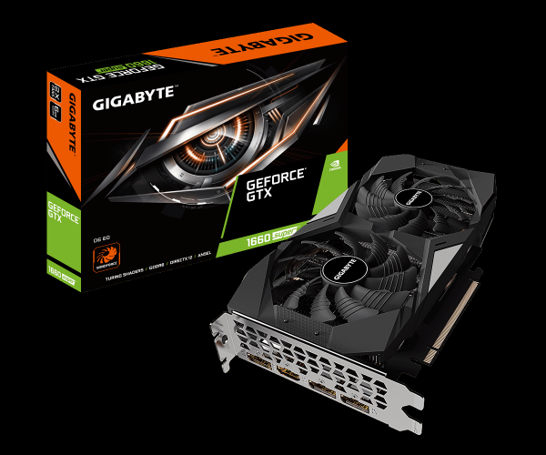 كرت شاشة GIGABYTE GeForce GTX 1660 SUPER 6GB GDDR6 192bit